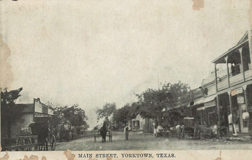 Yorktown  Texas Main Street old photo
