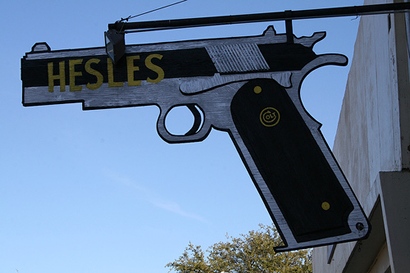 Eagle Pass TX - Gun Shop Sign
