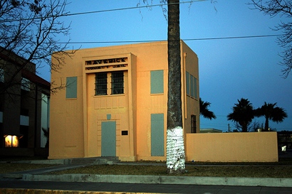 Eagle Pass TX - Maverick County Jail at Sundown