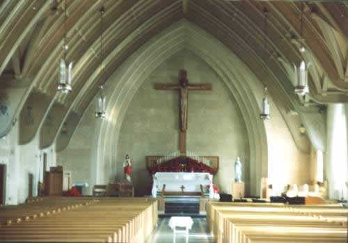 Sacred Heart Church altar, Muenster, Texas