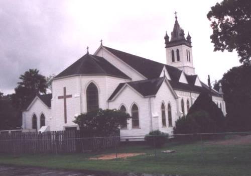 Wallis Tx Guardian Angel Church back