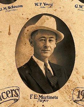 Granger TX Mayor F.E. Martinet 1934