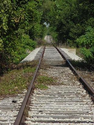 Abandoned tracks west of Granger Texas