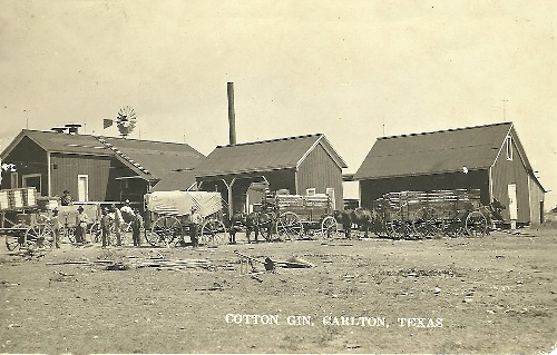 Carlton TX Cotton Gin circa 1910
