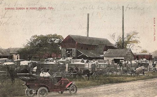 Ginning Season in  Honey Grove, Texas