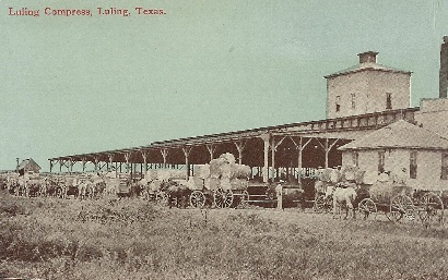 Luling TX Cotton Gin - Compress, Circa 1910