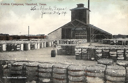 Stamford TX - Cotton Compress, 1909 
