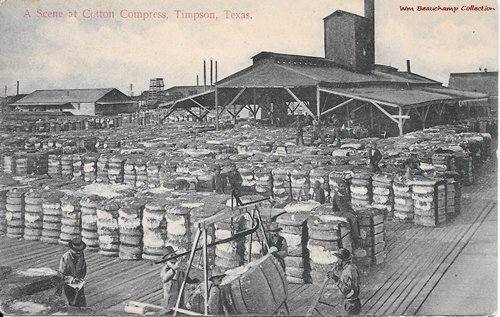 Scene at Cotton Compress, Timpson, Texas