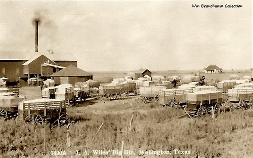 Wellington TX - J.A. Wiles Big Gin, 1907 