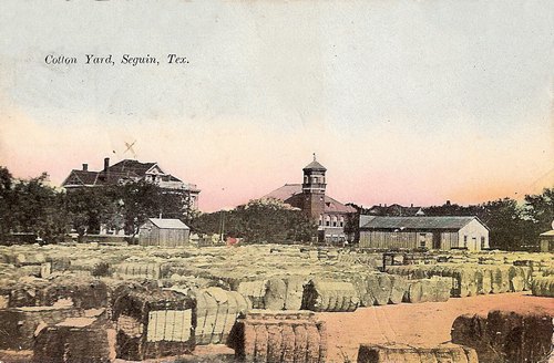 Seguin, Texas cotton yard