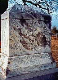 Private Asa York's Tombstone in Giddings cemetery