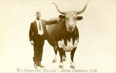 Dallas Centennial Will Rogers 1936