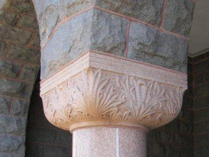 TX - 1892 Dallas County courthouse granite column