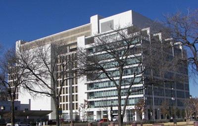 The 1966 Dallas County Courthouse, Dallas Texas