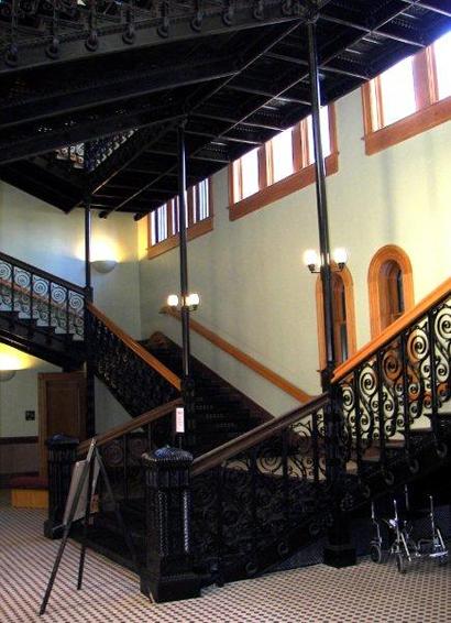 TX - 1892 Dallas County courthouse - Old Red Museum staircase