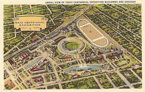 Dallas TX Centennial Exposition Buildings and grounds
