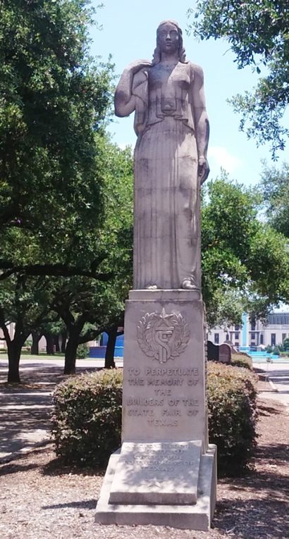 Dallas TX FairPark - Founders Statue 