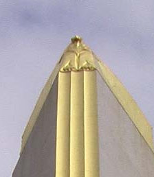 Dallas Fair Park - Gold eagle atop the  Tower Building