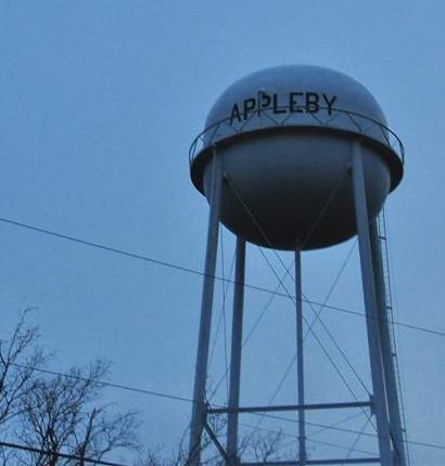 Appleby TX water tower