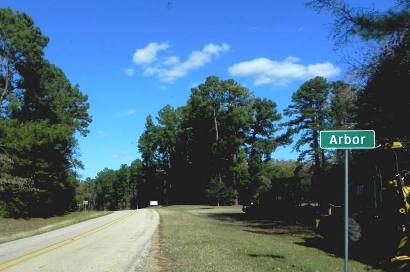 Arbor TX - Arbor Road Sign
