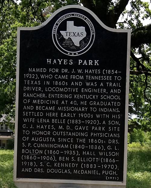 Houston County TX -  Hayes Park 