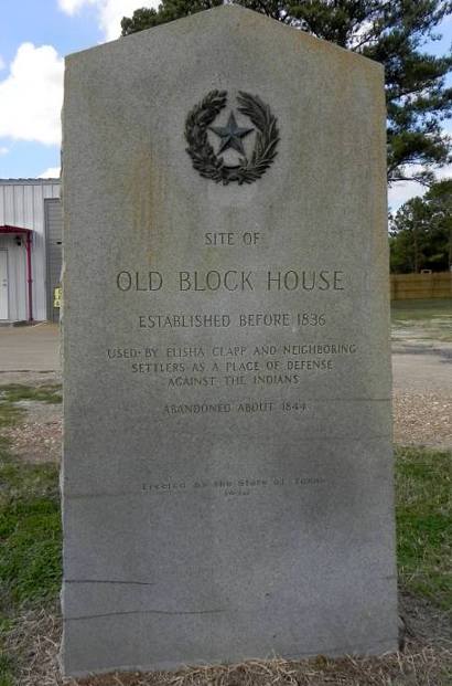 Austonio Tx -  Site of Old Block House Centennial Marker