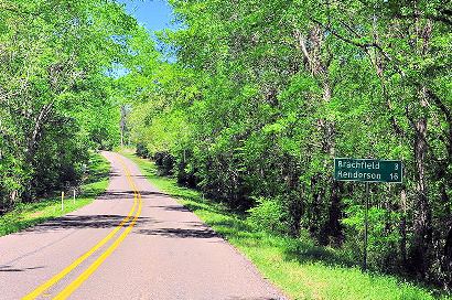 Brachfield TX Road Sign