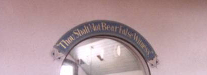 Red River County Courthouse Thou Shalt Not Bear False Witness