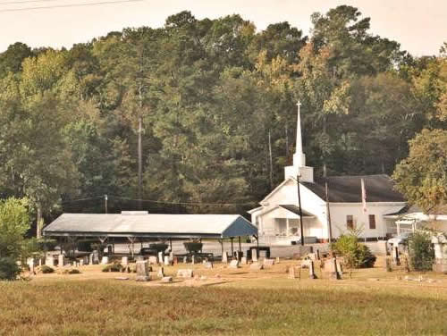 Dialville TX - Rocky Springs Missionary Baptist Church & Cemetery