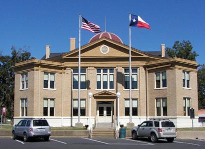 Emory TX - 1908 Rains County Courthouse after restoration
