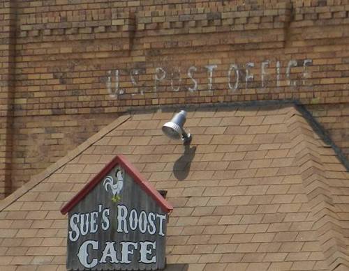 Eustace TX - Cafe & post office sign 