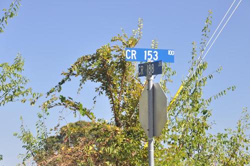 TX - Fair Play, Panola County  - CR 153 and CR 188 signs