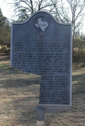 Fincastle Cemetery and Church Marker, Fincastle Texas