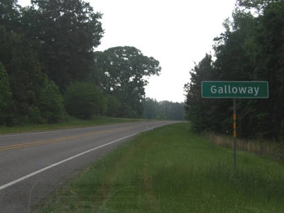 Galloway Tx Road Sign