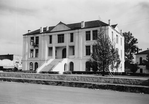 Sabine County Courthouse, Hemphill Texas old photo