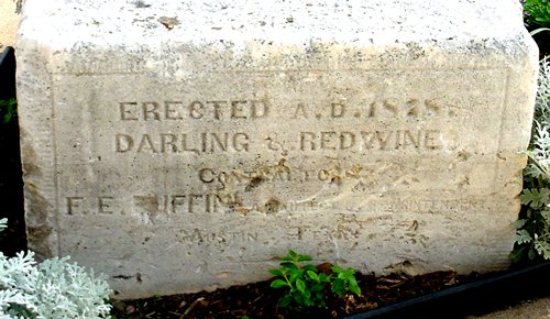 Rusk County Courthouse cornerstone, Henderson Texas