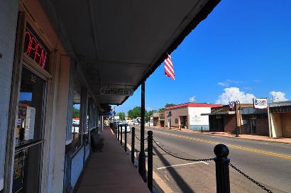 Hughes Springs TX Street Scene