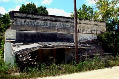 Hull Texas old bank building