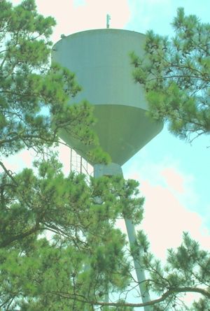 Hull Texas watertower