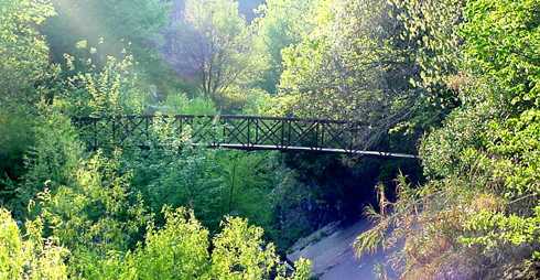 Huntsville Texas park bridge