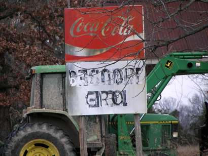 Kiomatia Texas Coca Cola sign