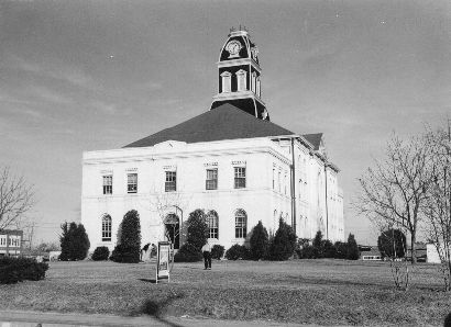 Jasper County Courthouse vintage photo