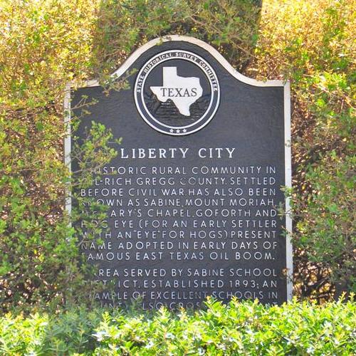 Texas - Liberty City Historical Marker 