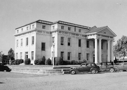 Cass County courthouse vintage photo