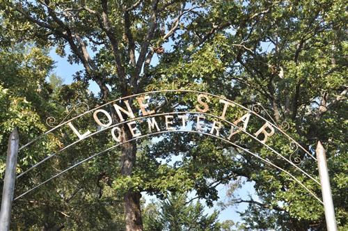 Lone Star TX - Lone Star Cemetery Sign 