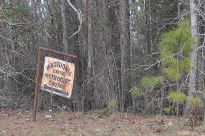 Macedonia United Methodist Church Sign 