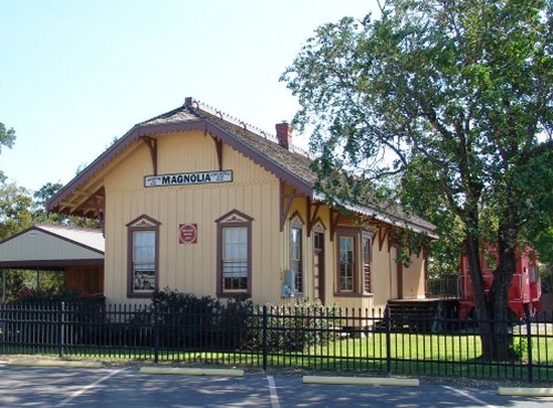 Magnolia historic depot, Magnolia Texas