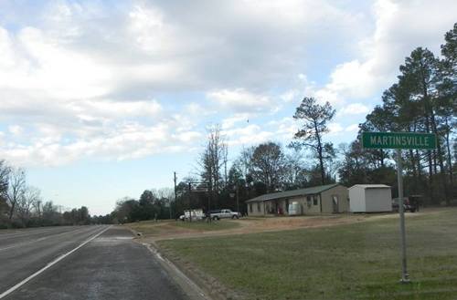 Martinsville Tx Road Sign