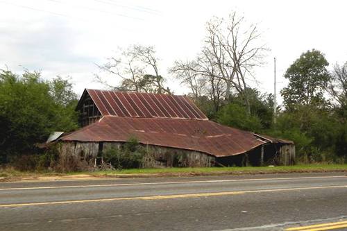 Martinsville TX Collapsed Barn