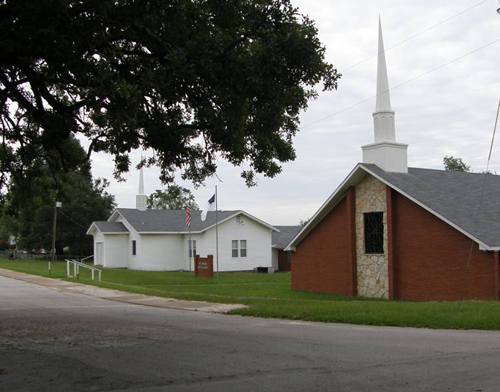 Mt Selman Tx old and new Baptist Church